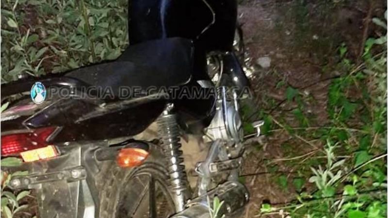 Secuestran una moto de dudosa procedencia en Fray Mamerto Esquiú