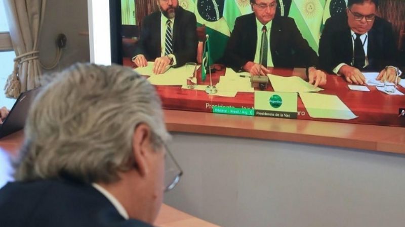 Fernández habló con Bolsonaro y llamó a "dejar las diferencias del pasado"