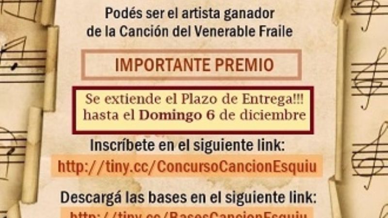 Porrogan los concursos del Logo y de la Canción