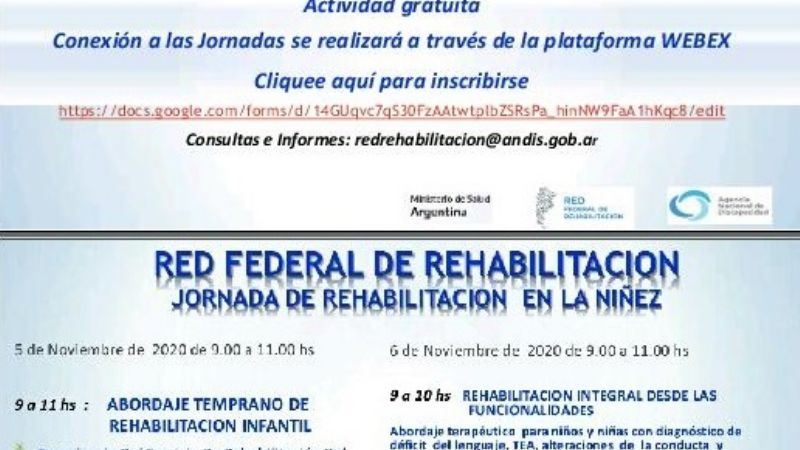 Jornada de Rehabilitación en la Niñez