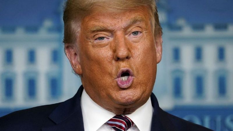 Trump insiste con que "intentan robarnos"