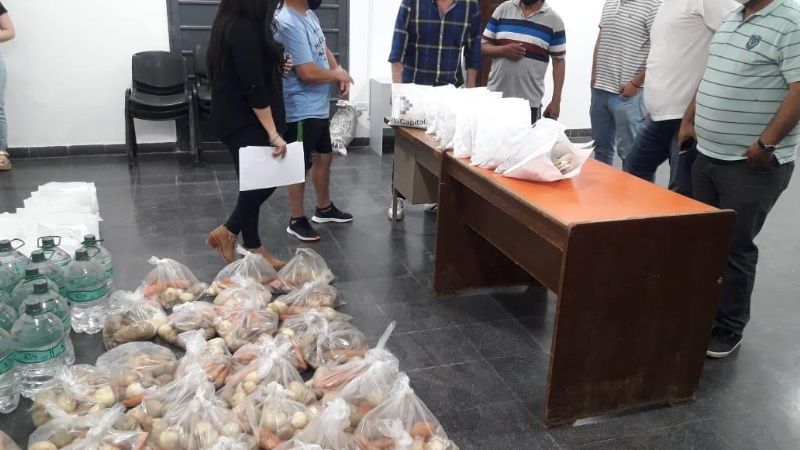 Refuerzan tareas de asistencia en la Capital