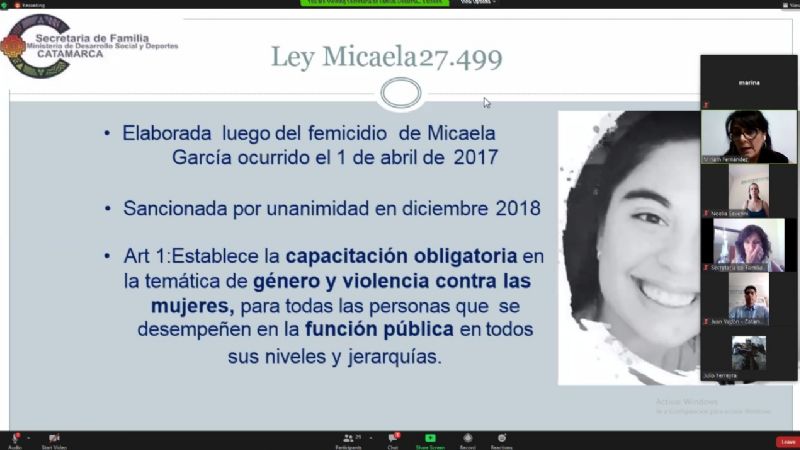 Capacitación de género en el Ministerio de Comunicación