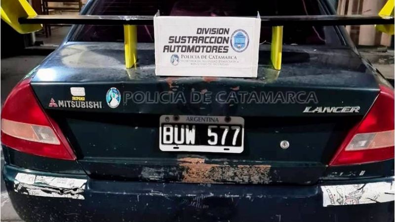 Secuestran un auto requerido por la Justicia desde 2012