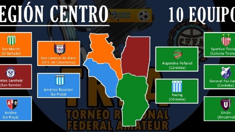 67 clubes siguen en el Torneo Regional Federal Amateur