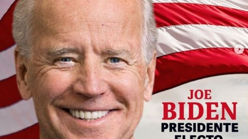 Biden alcanzó los electores necesarios y será el presidente de EE.UU.