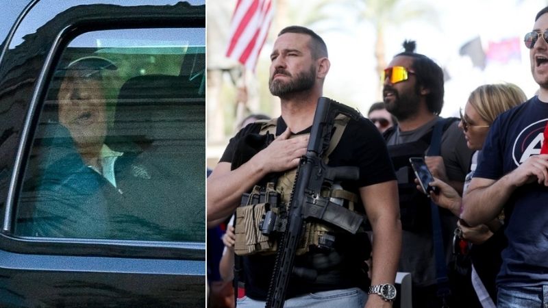 Trump regresó a la Casa Blanca diciendo que ganó la elección