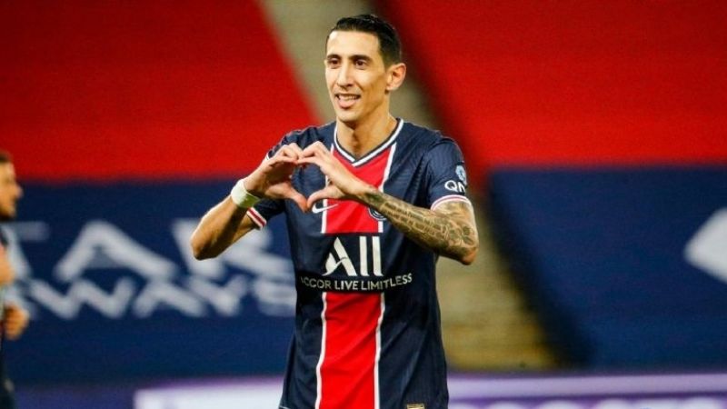 Con doblete, Di María le “cumplió” a Scaloni