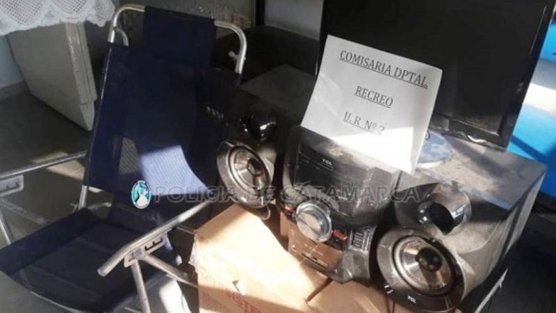 Recreo: en allanamiento recuperan elementos robados