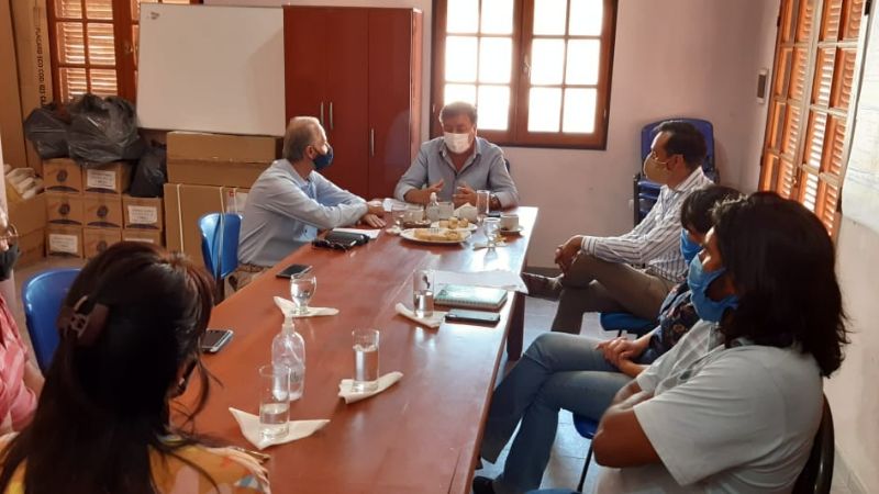 El RENATRE y COCCa se reunieron con el intendente de Huillapima