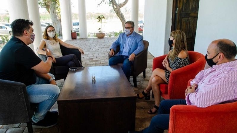 Jalil se reunió con representantes de Agua Rica