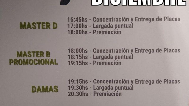 Todo listo para el GP Fray Nocturno, de este sábado