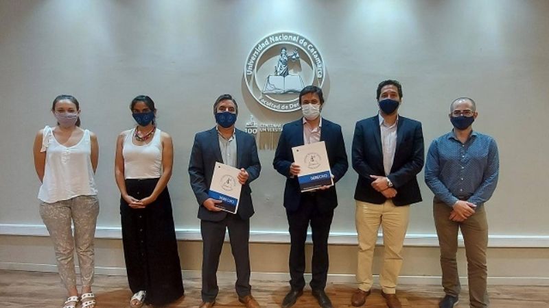 Seguridad firmó convenio con la Facultad de Derecho