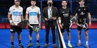 EL CUADRO DE semifinales, que Tapia y Belasteguín superaron hoy.
