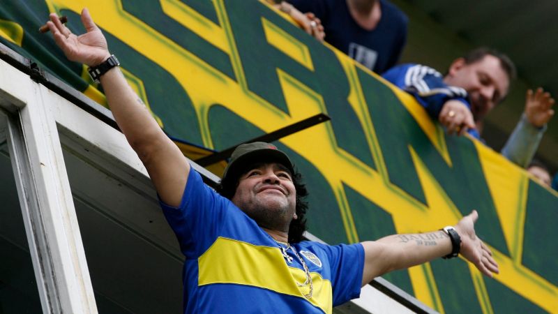 Abrirían a turistas el palco de Maradona en la Bombonera