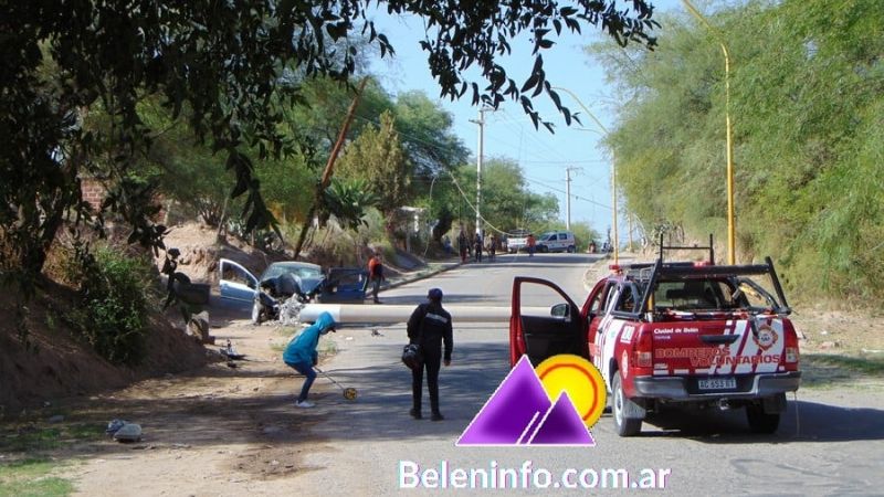 Grave choque en Belén