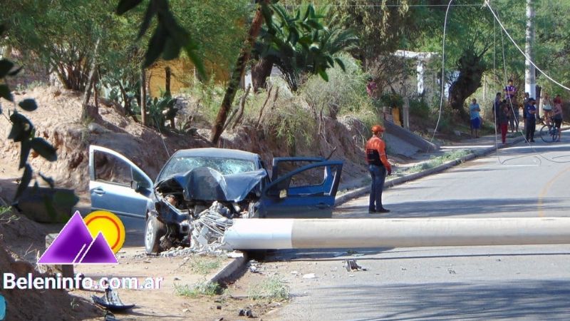 Grave choque en Belén