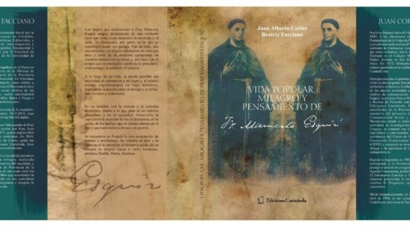 Nuevo libro sobre la vida y pensamiento de Fray Mamerto Esquiú