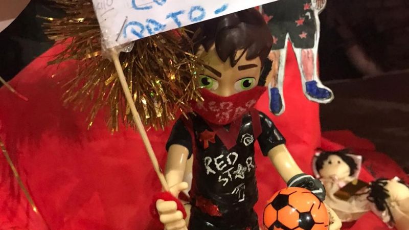 “Papa Noel, llévate el coronavirus…”, pidieron niños de Red Star