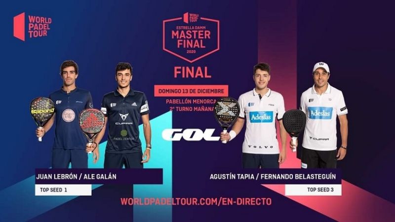 Tapia juega este domingo la final del Máster de Padel
