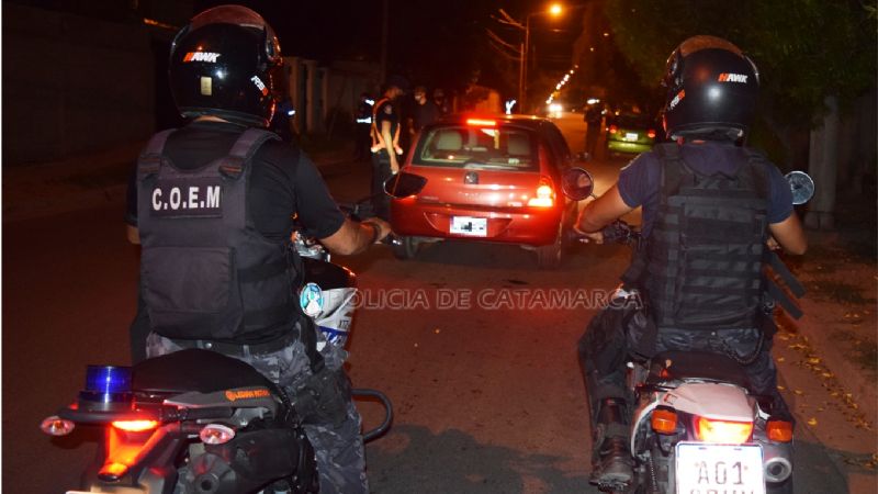 Madrugada indisciplinada: 13 vehículos secuestrados y 22 arrestados