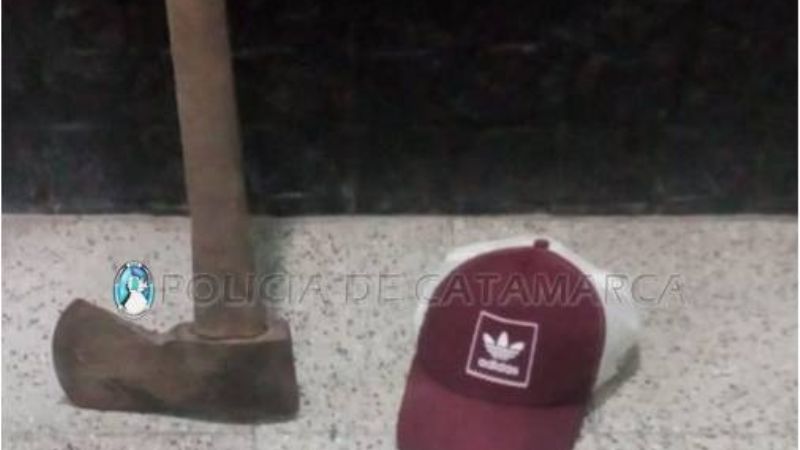 Robaron dos veces en una misma casa y amenazaron a la víctima con un hacha