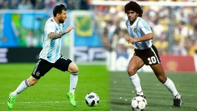 Diego y Lio en el Dream Team histórico de France Football