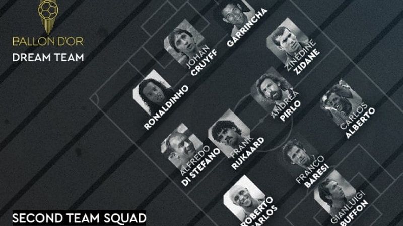 Diego y Lio en el Dream Team histórico de France Football