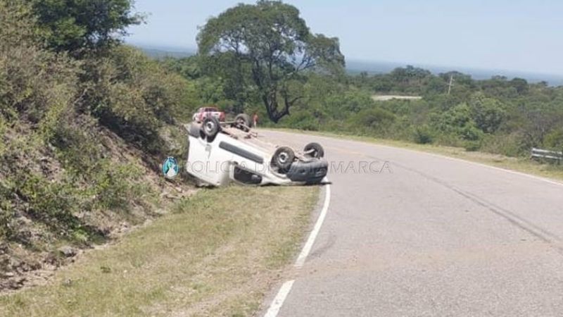 Espectacular vuelco en Ancasti