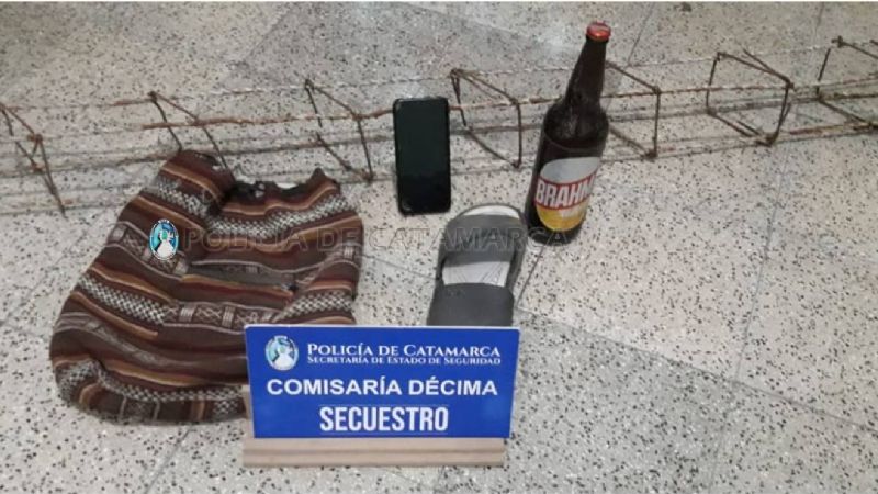 Ladrón escapó y abandonó en una casa todo lo robado