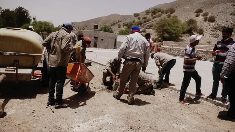 Ultiman los detalles para inaugurar el playón deportivo en Medanitos