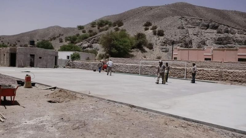 Ultiman los detalles para inaugurar el playón deportivo en Medanitos