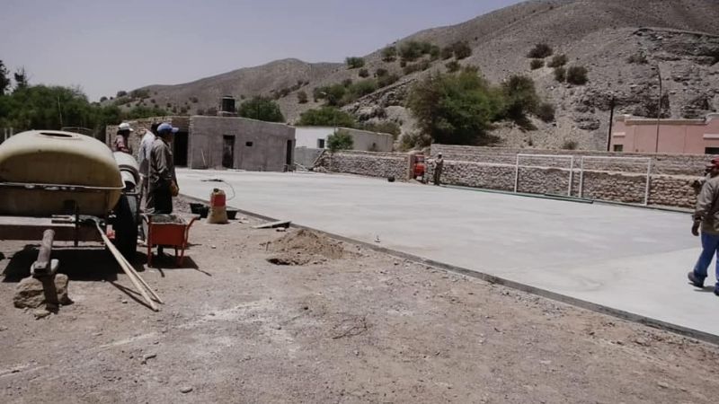 Ultiman los detalles para inaugurar el playón deportivo en Medanitos