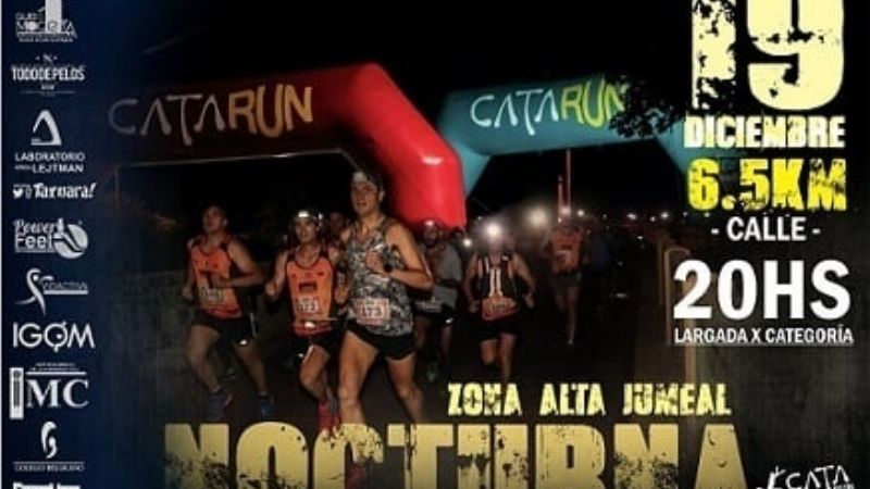 Prueba atlética nocturna de “Cata Run”, en El Jumeal