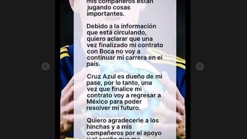 “Pol” Fernández se despidió de los hinchas de Boca