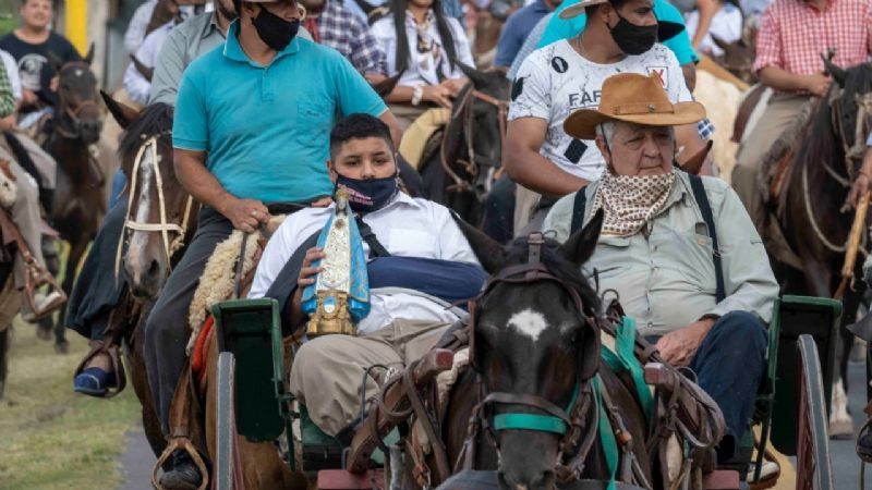 Las agrupaciones gauchas le rindieron homenaje a Esquiú