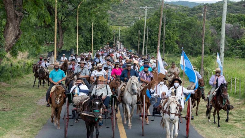 Las agrupaciones gauchas le rindieron homenaje a Esquiú