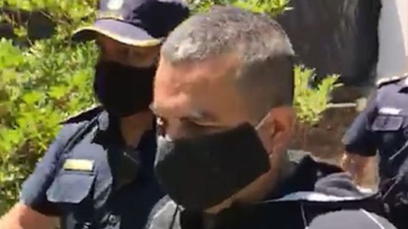 Detuvieron otra vez a Fabián Tablado por violar la perimetral