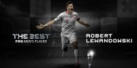 EL ANUNCIO DE FIFA comunicando el galardón para el polaco Lewandowski.