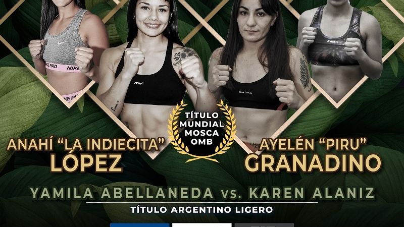 “Gala mundial” de boxeo femenino en Luis Guillón