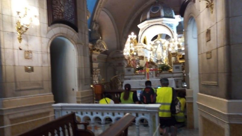 Los peregrinos llegan a los pies de la Madre del Valle