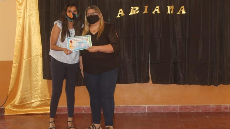 Fin del ciclo lectivo en el anexo de la localidad de Antinaco