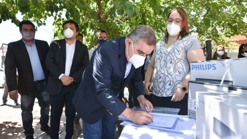 Jalil dio el puntapié inicial del Parque Industrial en Tinogasta