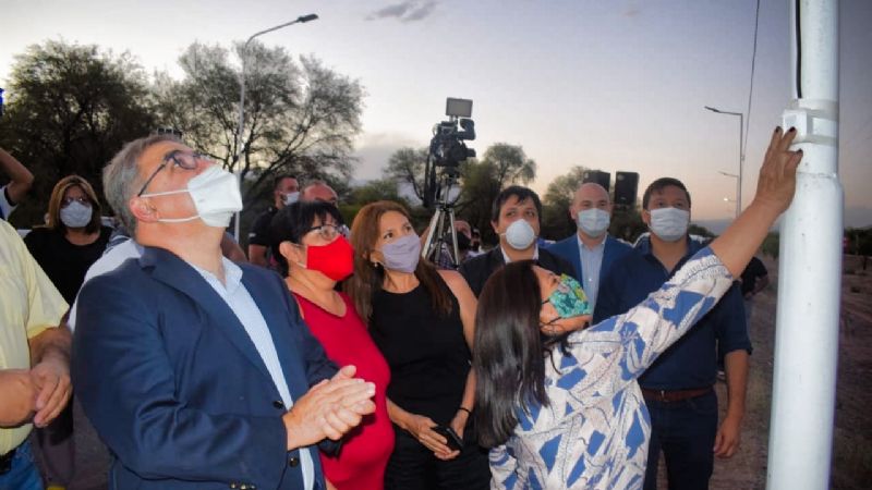 Jalil cerró su agenda en Tinogasta con más inauguraciones