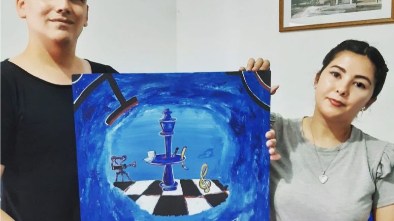 Artista plástica catamarqueña premiada en el mundo