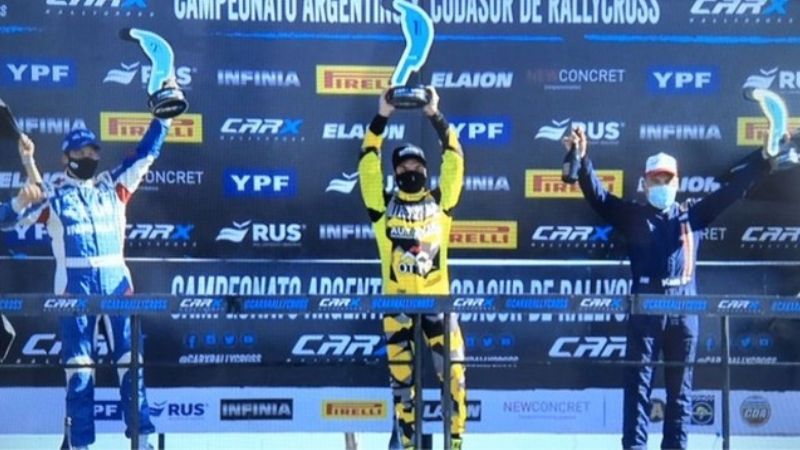D’Agostini se consagró Campeón Argentino y Sudamericano en el Rally Cross