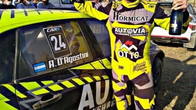 D’Agostini se consagró Campeón Argentino y Sudamericano en el Rally Cross