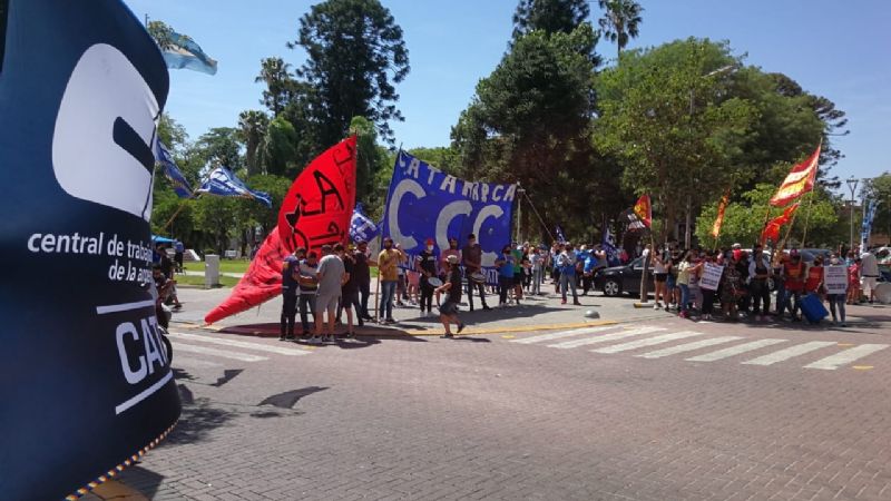Lunes con protestas y movilizaciones en el centro