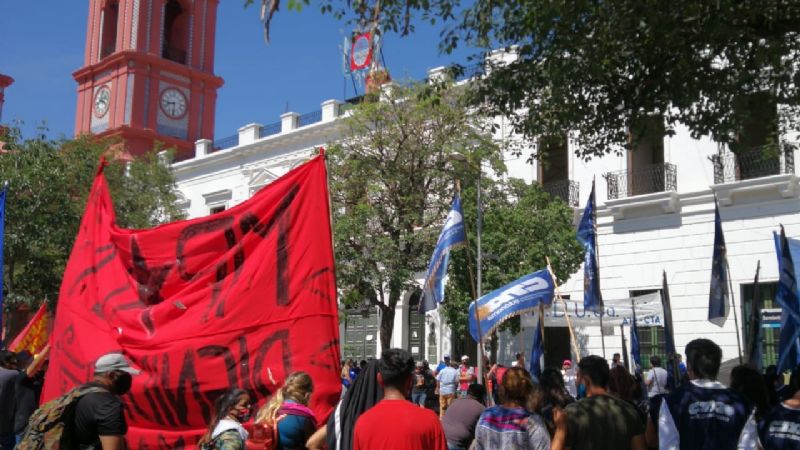 Lunes con protestas y movilizaciones en el centro