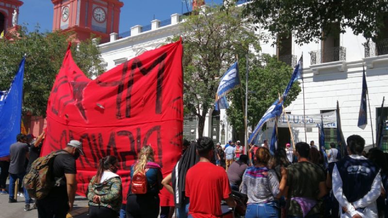 Lunes con protestas y movilizaciones en el centro